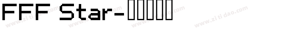 FFF Star字体转换